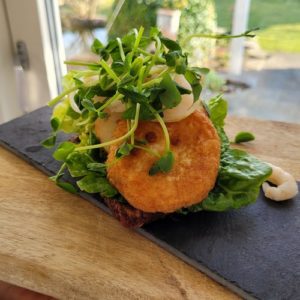 smørrebrød med fiskefrikadelle nordfra